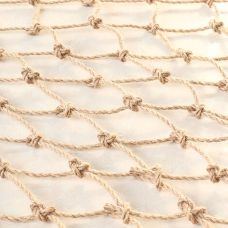 Filet pour plantes grimpantes, Naturelles Ficelle Jute Corde Filet à Plantes Grimpantes pour Plantes Grimpantes Haricots Fruits, Maille Murale Photo Suspendue Rétro (2m x 5m)