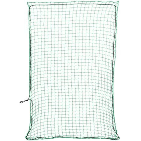 Filet pour remorque avec corde élastique vert 2,2x1,5 m PP