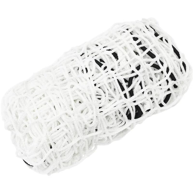 vidaXL Filet pour remorque avec corde élastique blanc 5x3,5 m PP