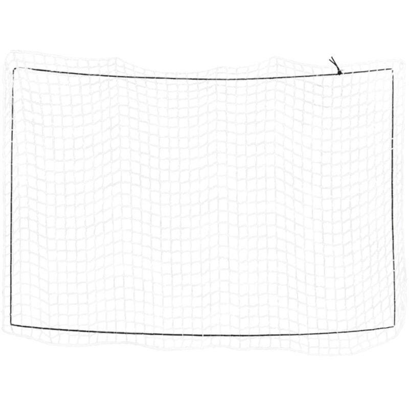 Filet pour remorque couverture de protection d'arrimage cargaison galerie de toit avec corde élastique 2,2 x 1,5 m PP blanc