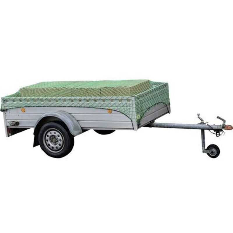 Hp Autozubehör - Filet pour remorque (l x l) 3 m x 2 m 25162 avec sangle de serrage en caoutchouc 1 pc(s)