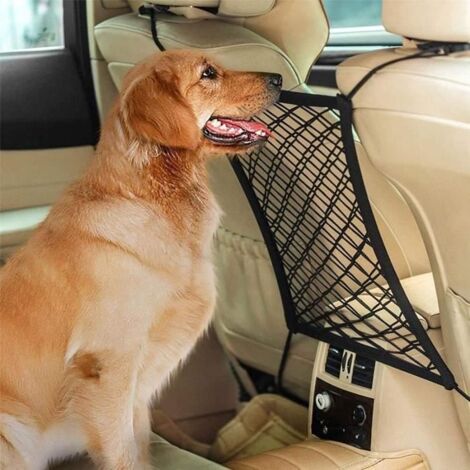 Filet Protection Voiture Chien Filet de Sécurité Universel pour Voiture Barrière de Siège Arrière pour Chiens Filet pour Voit [23]
