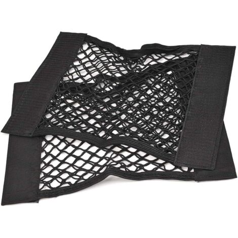 Filet Rangement de Coffre Voiture Sac de Rangement Poche pour Épicerie en Bouteille de Nourriture, 2Pcs 40  25cm Voiture Siège Filet pour Voiture SUV Trunk Motorhome Camping-Cars