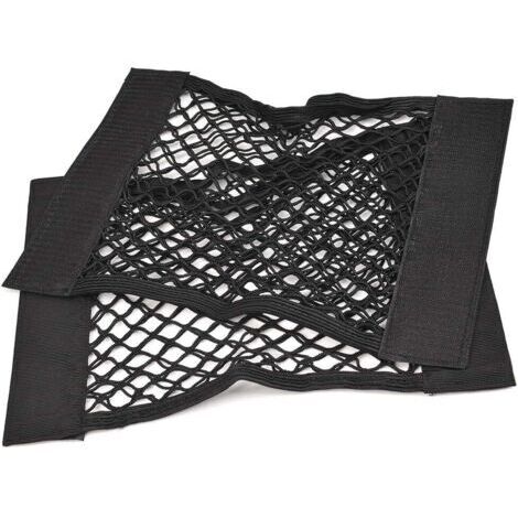Filet Rangement de Coffre Voiture Sac de Rangement Poche pour Épicerie en Bouteille de Nourriture, 2Pcs 40  25cm Voiture Siège Filet pour Voiture SUV Trunk Motorhome Camping-Cars