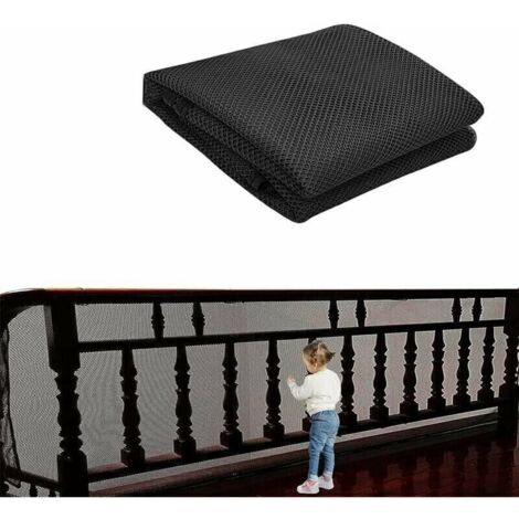 Filet de sécurité épais pour enfants (450Lx79H CM),Filet de sécurité 3m  pour escalier de train