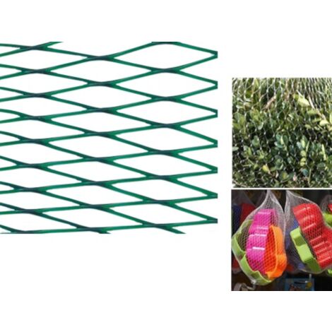 Filet tubulaire d'emballage 50 cm × 100 m en plastique vert – Brixo