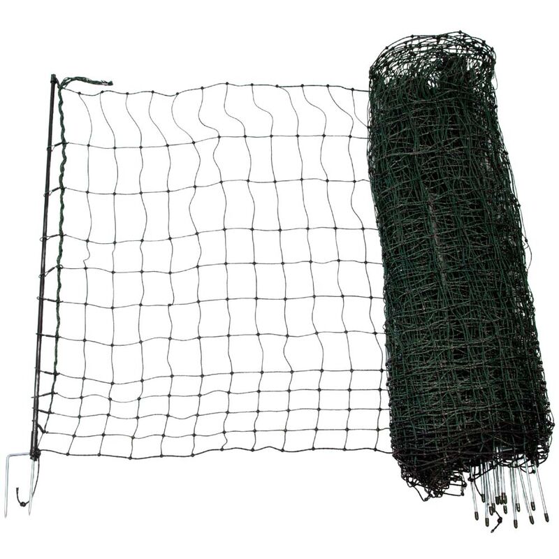 Filet volaille piquets renforcés, 1.10 x 25 m