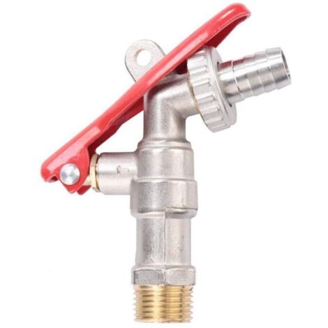 Filetage extérieur en alliage de zinc avec serrure robinet en cuivre accessoires de robinet antivol robinet en alliage de zinc 3/4
