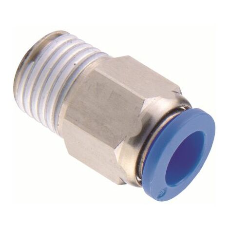 Fileté sur tube RS PRO Polycarbonate 1 x 1 x ( Prix pour 1 )