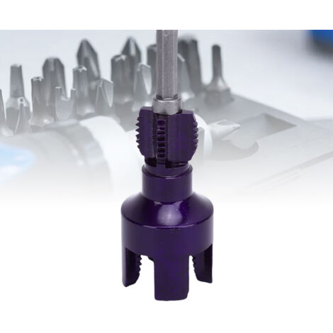 Fileteur G1/2 G3/4, aiguilles d'arrêt d'eau, outil de filetage intérieur et extérieur, tige hexagonale pour perceuse électrique