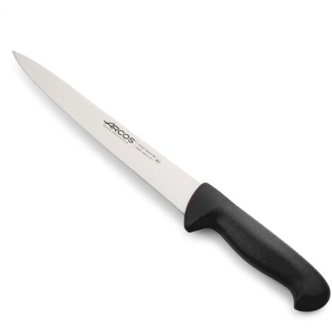 Filetiermesser  Arcos Farbe - Prof  295525  in Nitrum Edelstahl und mango ergonomisches schwarzes Polypropylen  und 25 cm Klinge, Vitrine