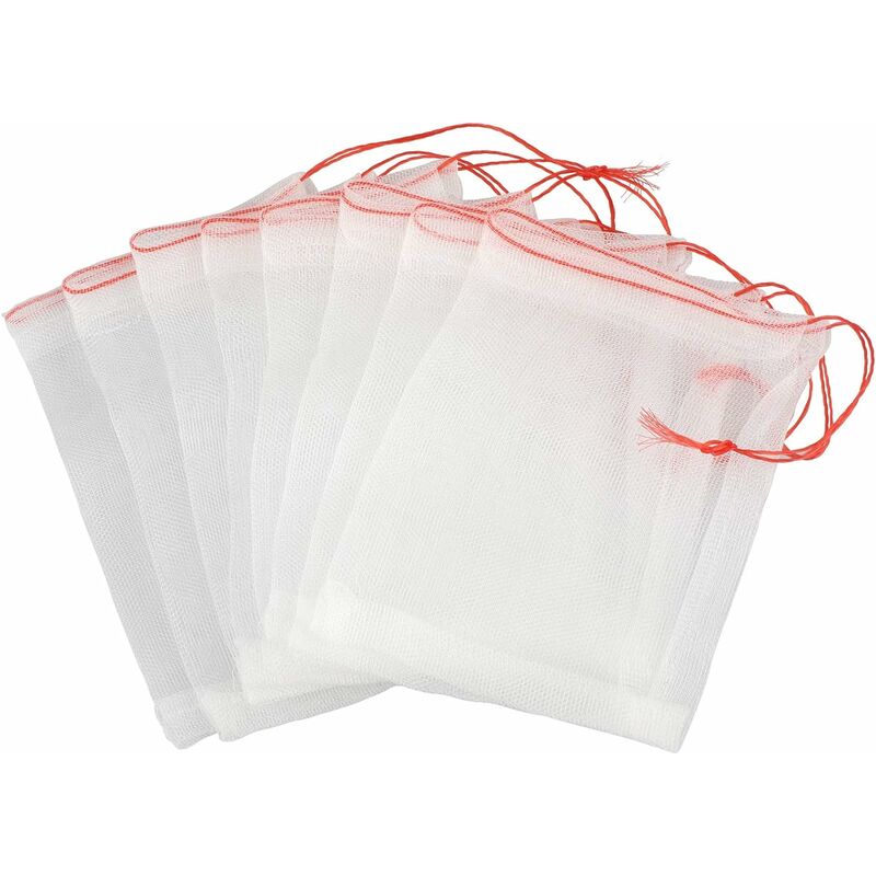 Lot de 50 filets anti-insectes 25 x 15 cm pour protéger les plantes, les fruits, les fleurs - Fontainebleau