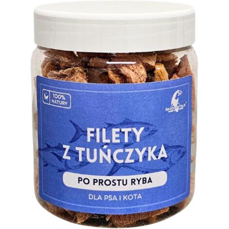 Filets de thon lyophilisés 70 g pour chiens et chats  Pour la peau et le pelage  Allergies alimentaires  GOÛT SAIN