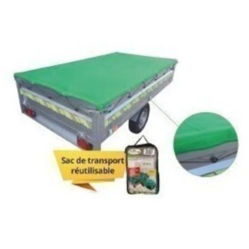 Imline - Filets fins 350x180cm en polypropylène pour remorque