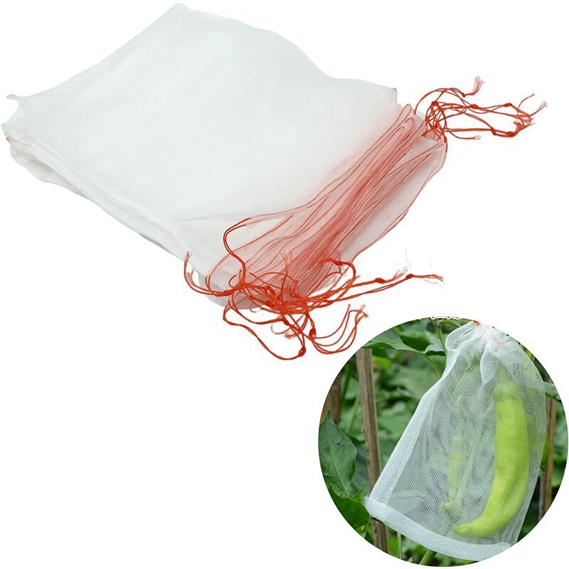 Filets pour Jardin Protection Plantes - Sacs de protection des raisins, filet à légumes, jardin, à mailles fines, filet de protection contre les