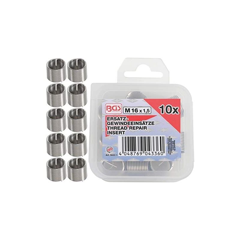 Oc-pro - bgs 9432-1 inserts taraudés M16 x 1,5 mm 5 pièces