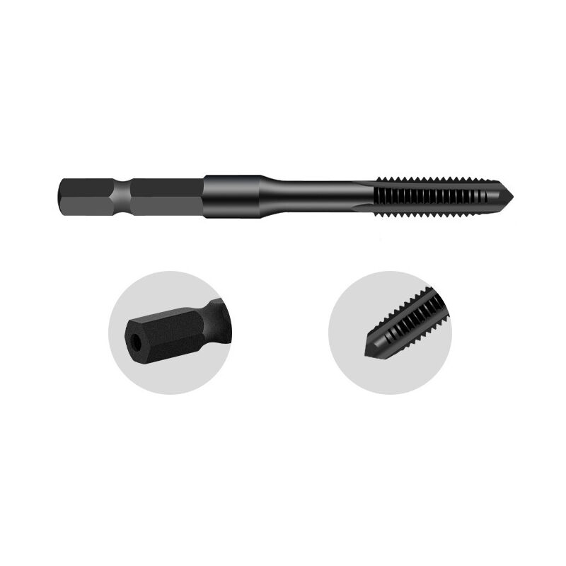 Maschi con filettatura metrica hss sinistra