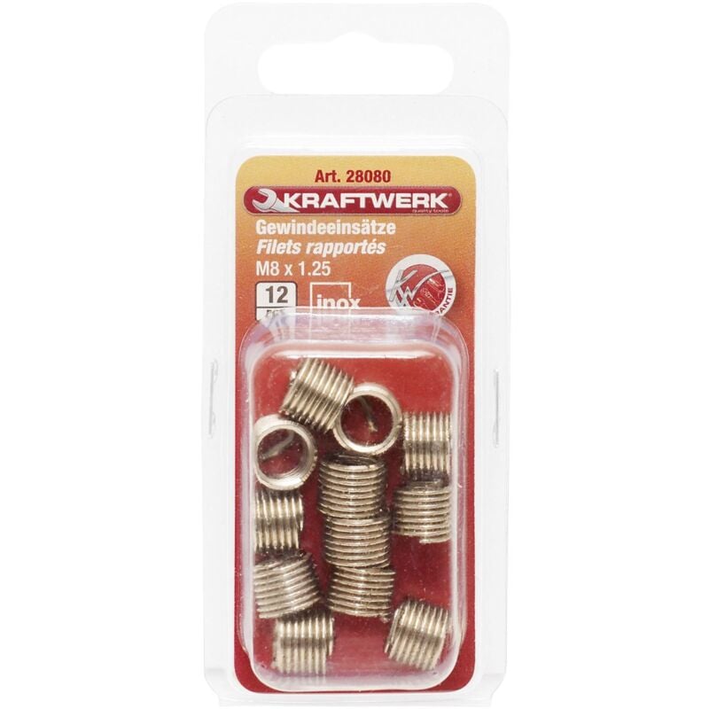 Filetti riportatti M12x1.75 mm (6 pz.)