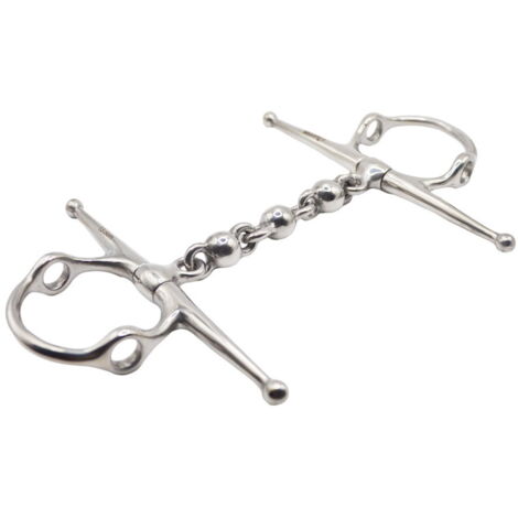 Filetto elevatore ad asta piena con imboccatura a palline inox