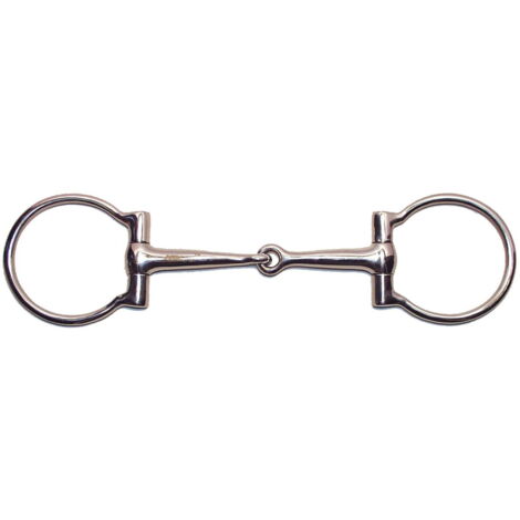 Filetto western ad anelli in acciaio inox pieno 12 mm