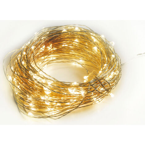 FILI RAME 180 MICRO LED X ESTERNO BIANCO