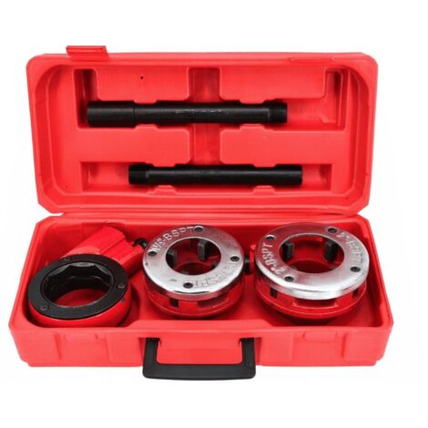 FILIERA FILIERE TUBI TUBO IDRAULICI IDRAULICO 3PZ FILETTATURA 1-1/2&quot 2&quot 306to