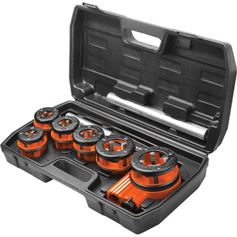 Filiera Manuale A Cricchetto Kit 331009 Wokin 1 4 3 8 1 2 3 4 1 1 4...
