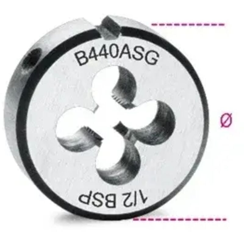 Beta - Acier rond chromé gas 440asg - 1/2x14