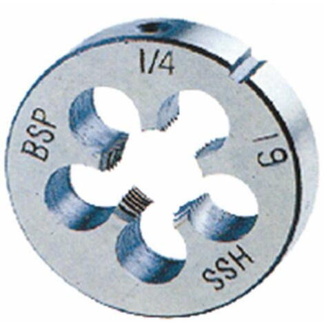 Filiera tonda in HSS filettatura tubi gas cilindrica BSP G7/8” - UT 10 FT06
