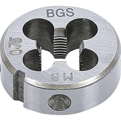 Filiere m9 x 0.75 x 25 metrique pas standard de 9 x 075 cage de 25.4 mm