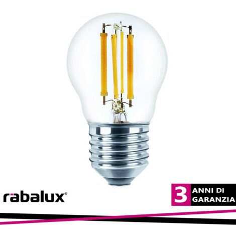 FIL.LED,E27 G45, 6W, 870LM, 2700K                                                                        - Luce CALDA