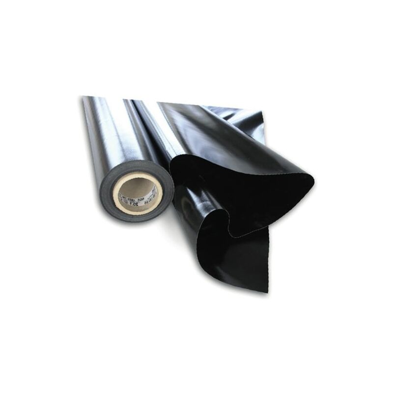 Atout Loisir - Film 150 microns noir opaque - Long 7 m, Larg 8 m
