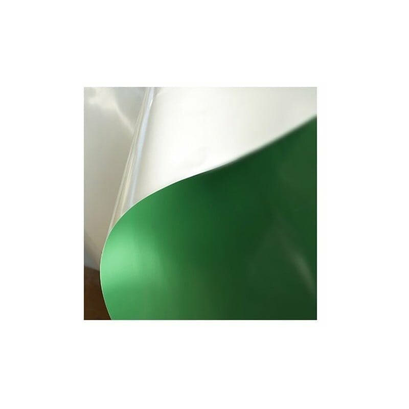Bâche 250 microns verte blanche opaque - Long 6 m, Larg 8.50 m