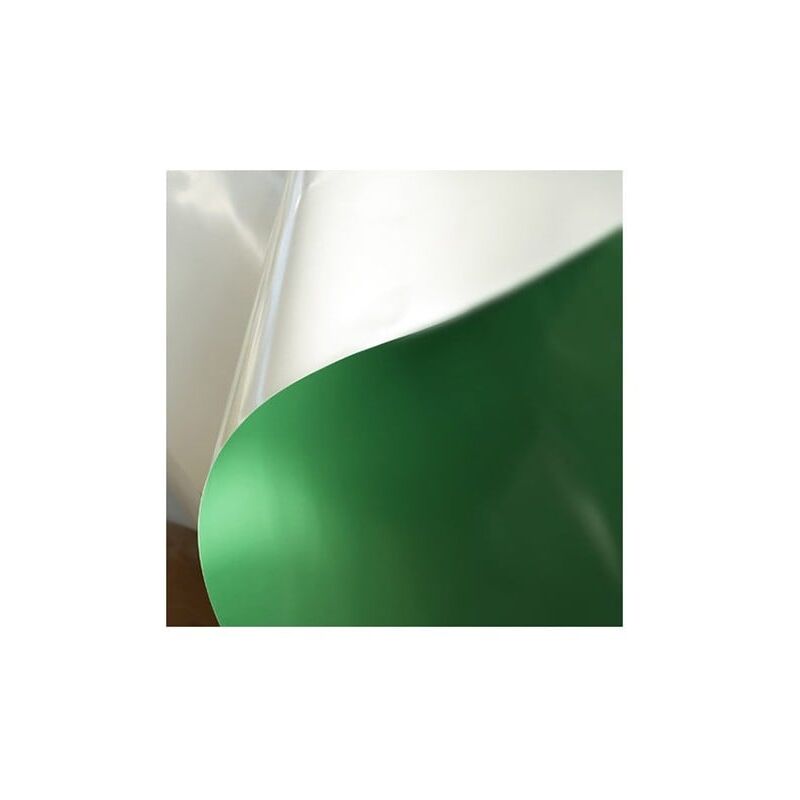 Atout Loisir - Bâche 250 microns verte blanche opaque - Long 6 m, Larg 12.50 m