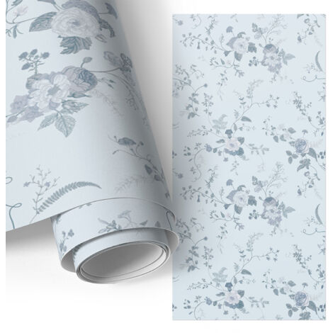 Film adhésif - adhésif décoratif - rénovation facile - pour meubles - pour commodes Motif floral 75x150 cm