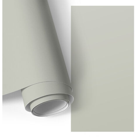 Film adhésif - adhésif décoratif - rénovation facile - pour meubles - pour cuisine Gris chaud 65x130 cm