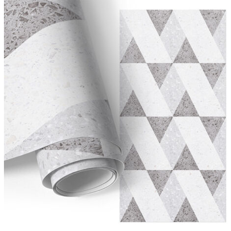 Film adhesif autocollant - design moderne - imperméable - pour cuisine - pour plans de travail Mosaïque simple 65x130 cm