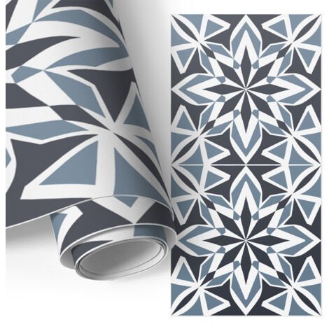 Film adhesif autocollant - design moderne - imperméable - pour cuisine - pour plans de travail Motif symétrique 65x130 cm