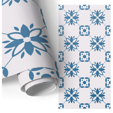 Film adhesif autocollant - design moderne - imperméable - pour meubles - pour plans de travail Carreaux simples 65x130 cm