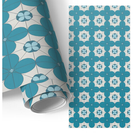 Film adhesif autocollant - design moderne - imperméable - pour meubles - pour plans de travail Motif géométrique 65x130 cm