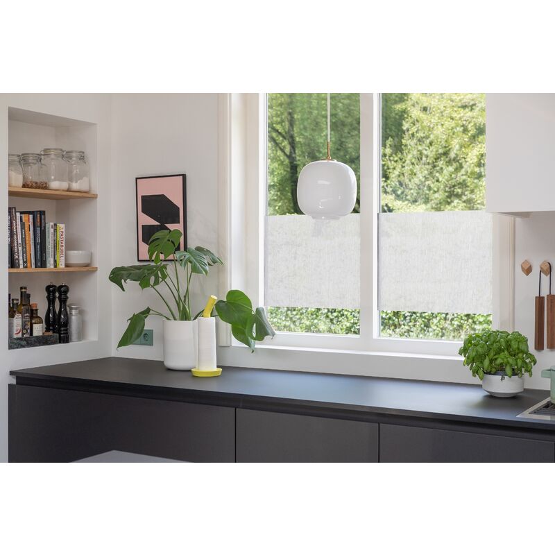 Rideau autocollant pour vitre 150 x 45cm Sable