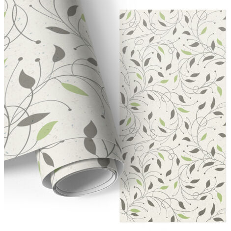 Film auto-adhésif - adhésif décoratif - imperméable - pour meubles - pour portes Petites feuilles 50x100 cm