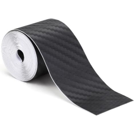 Film Autocollant Adhésif en Fibre de Carbone, 3CM ×300CM Bandes de Fibre de Carbone Anti-Rayures Film, DIY Décoration Film Voiture