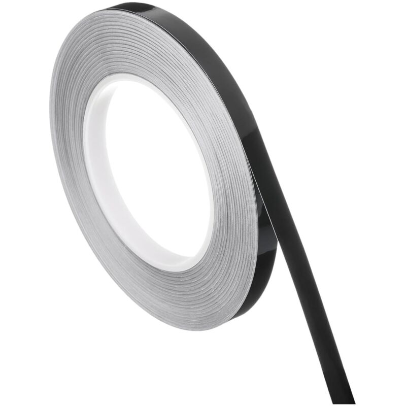 Film autocollant pour carrelage de cuisine noir, 1 cm x 50 m, bande d'étanchéité imperméable pour mur de cuisine