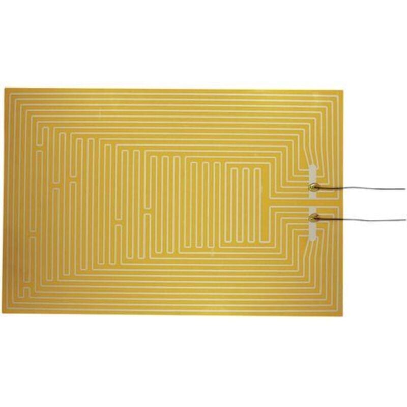 Polyester Feuille chauffante autocollant 12 v/dc, 12 v/ac 50 w Indice de protection IPX4 (l x l) 600 mm x 4 - Thermo Tech