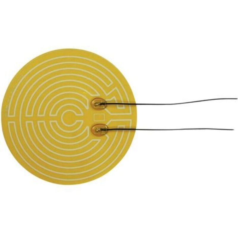 Polyester Feuille chauffante autocollant 12 v/dc, 12 v/ac 15 w Indice de protection IPX4 (ø) 160 mm - Thermo Tech
