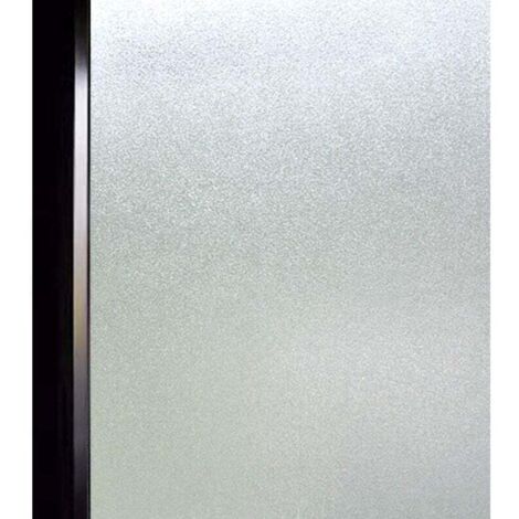 Film de confidentialité pour fenêtre, film de fenêtre opaque dépoli, film de fenêtre électrostatique, autocollant de fenêtre, film anti-UV (44,5 cm x 200 cm),