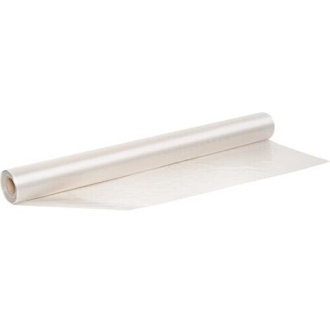 Film de construction en LDPE, 2 x 50 mètres type 50 transparent-teinté, UE 1 pièce