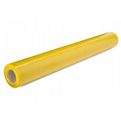 Film de construction jaune LDPE 2m x 50m type 200