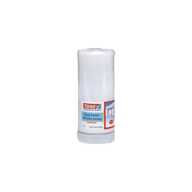 Tesa - film de masquage easy cover® 4369 04373-0-1 transparent (l x l) 14 m x 550 mm caoutchouc 1 bobine(s)